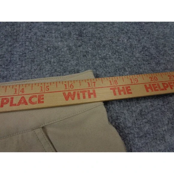 Amundsen Field Pants Mens Large Beige Button Fly Reinforce Knees Waxed Trousers